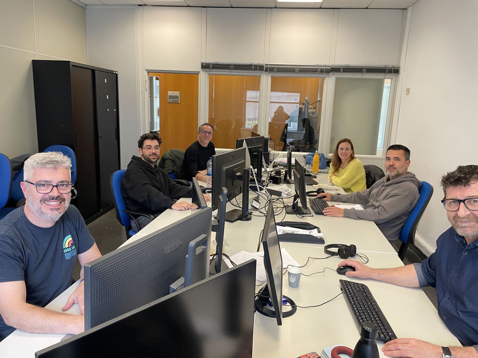 L'equip de realització del programa BDCV