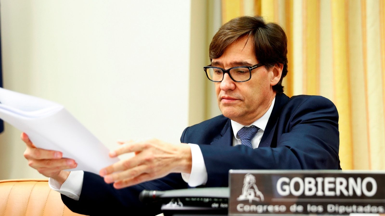 El ministre de Sanitat, hui abans de la seua compareixença