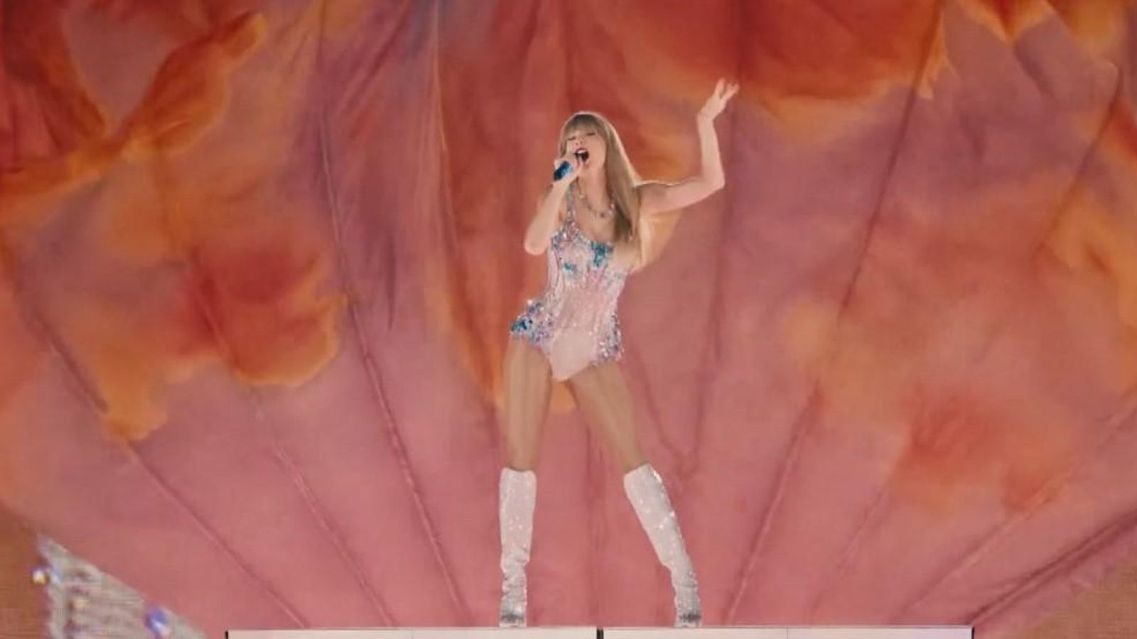 La cantant Taylor Swift, durant el seu concert