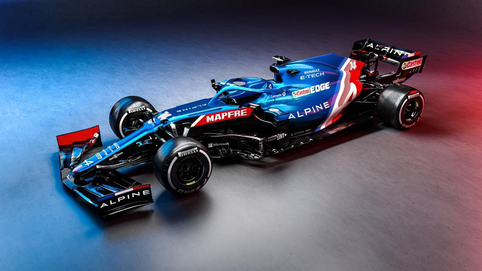 L'Alpine A521 lluirà els colors de les banderes francesa i britànica