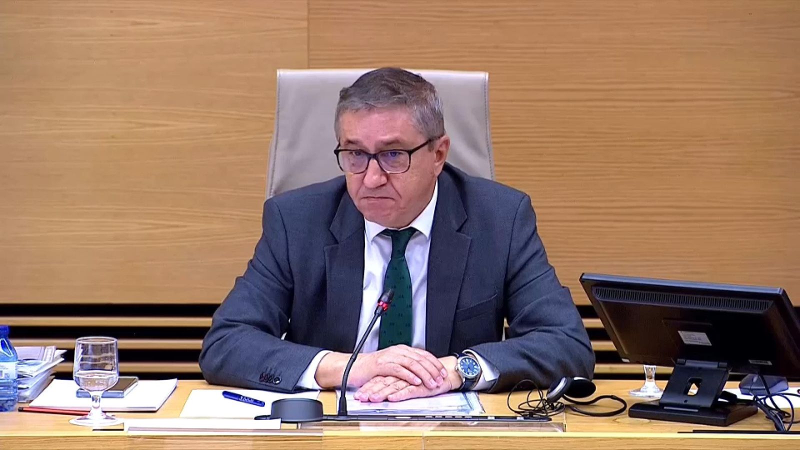 El conseller Rovira, este dilluns al Congrés