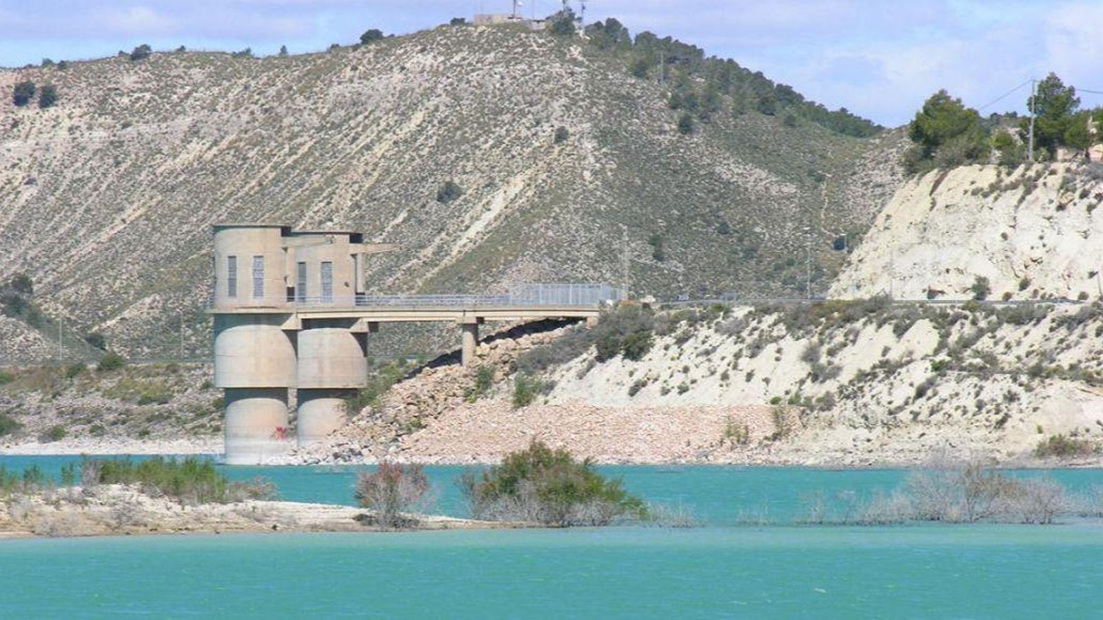 Imatge d'arxiu de l'embassament de la Pedrera, a Oriola