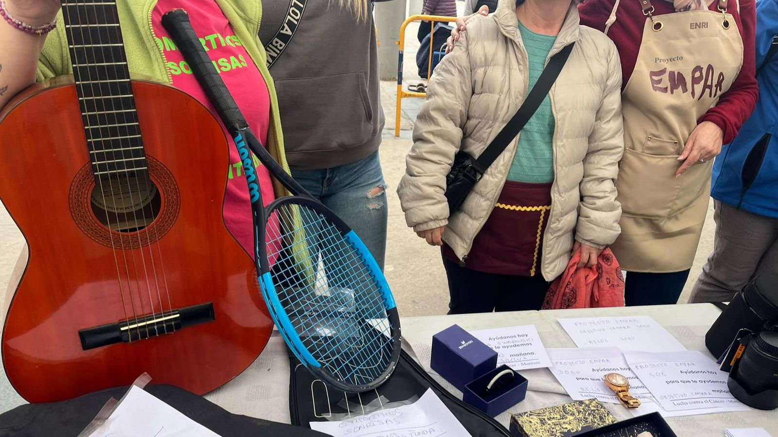 Una de les paradetes del mercat ambulant