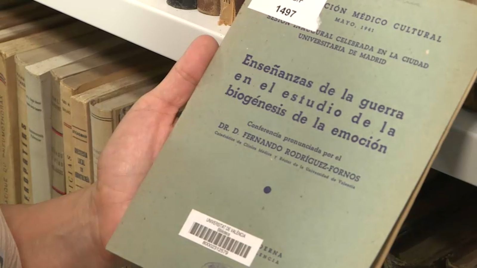 Un dels documents que evidencien la contribució al franquisme de Rodríguez Fornos
