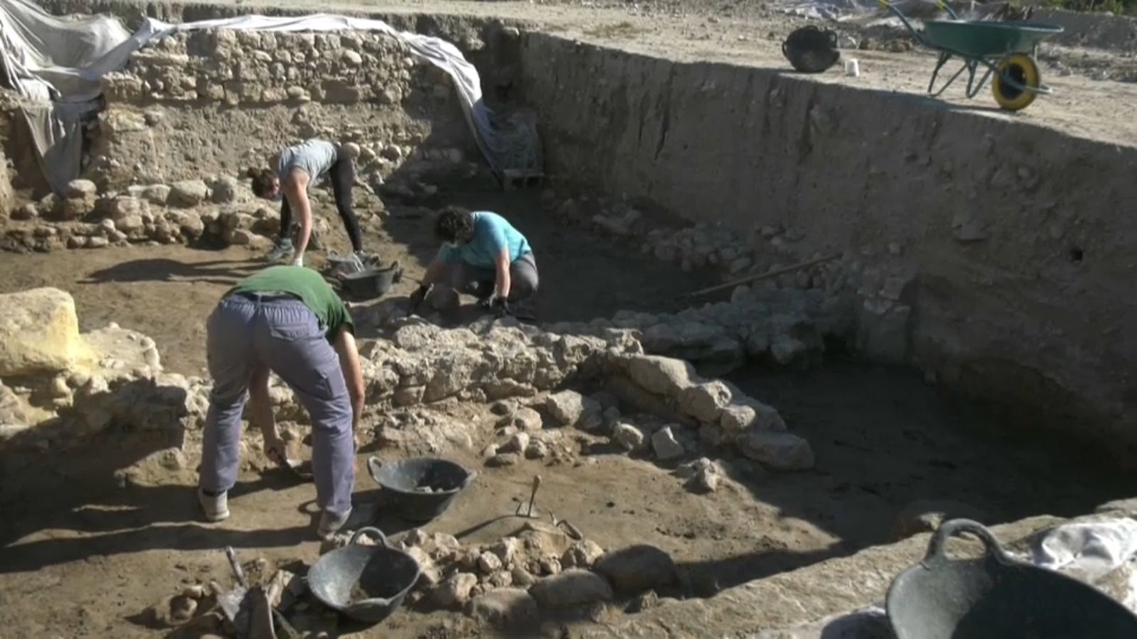 VÍDEO | La Universitat d'Alacant reprén les excavacions al jaciment d'Elx