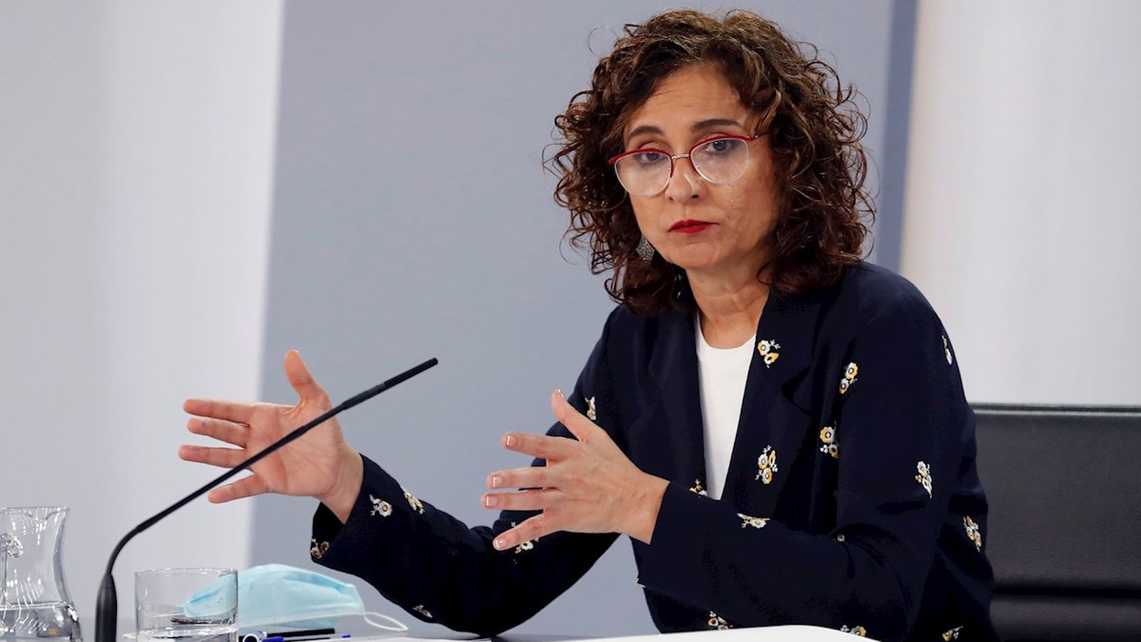 María Jesús Montero, en una imatge d'arxiu durant la roda de premsa posterior al Consell de Ministres