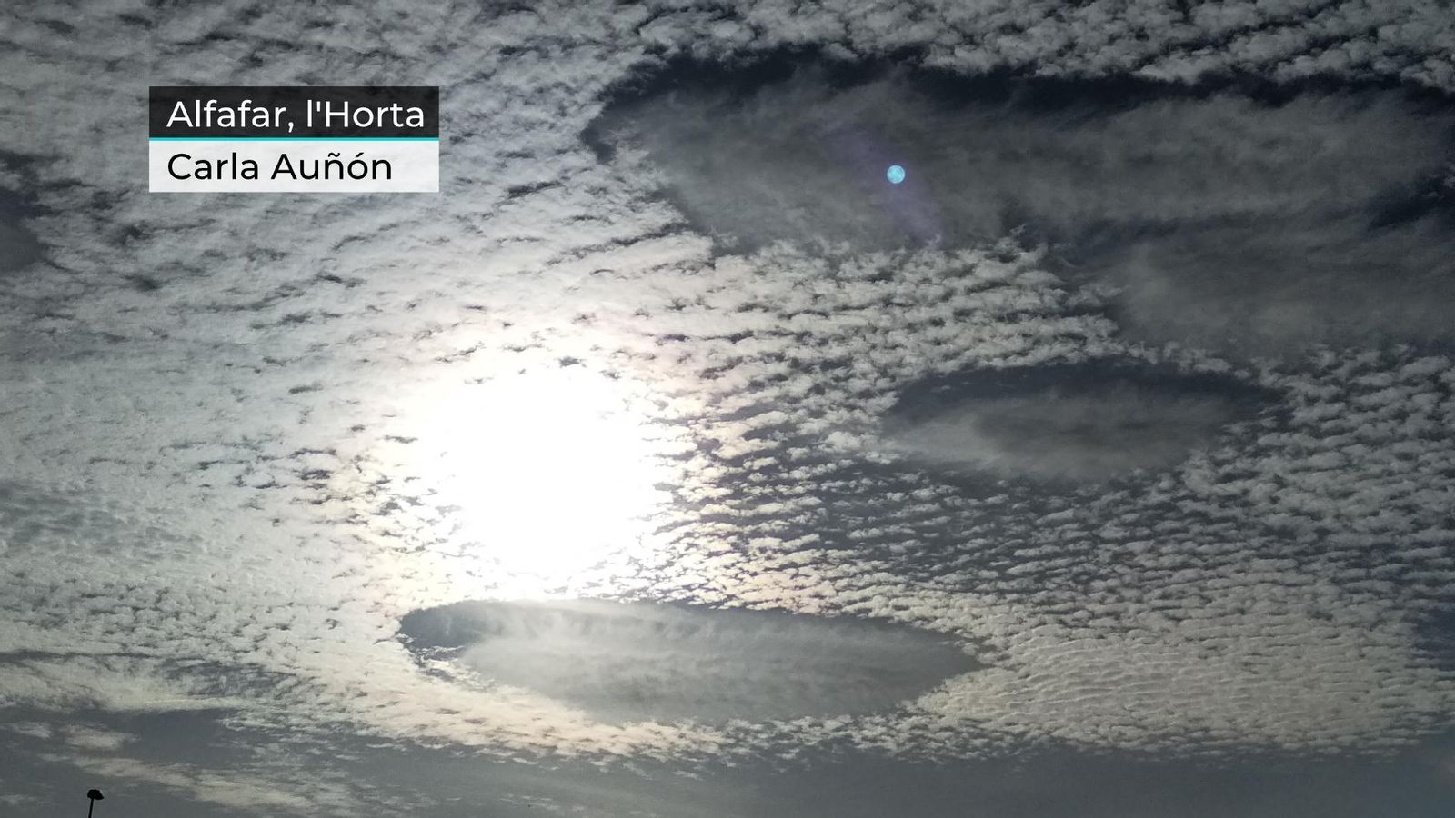 Heu vist els forats dels núvols?