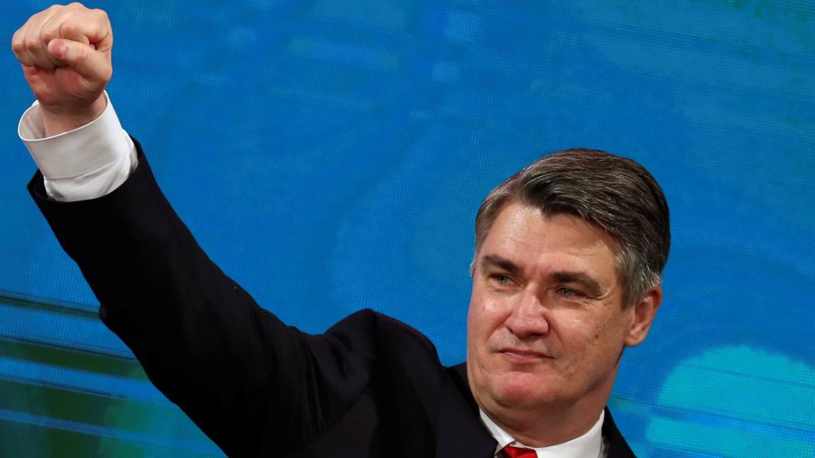 Zoran Milanovic celebra la victòria