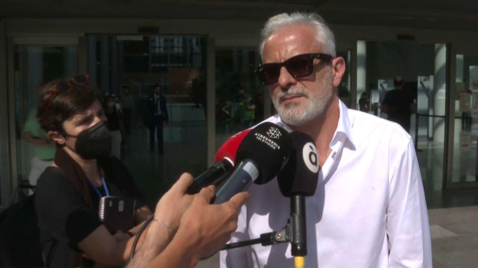 L'exgerent d'Imelsa, Marcos Benavent, en l'eixida de la Ciutat de la Justícia de València aquest dimecres