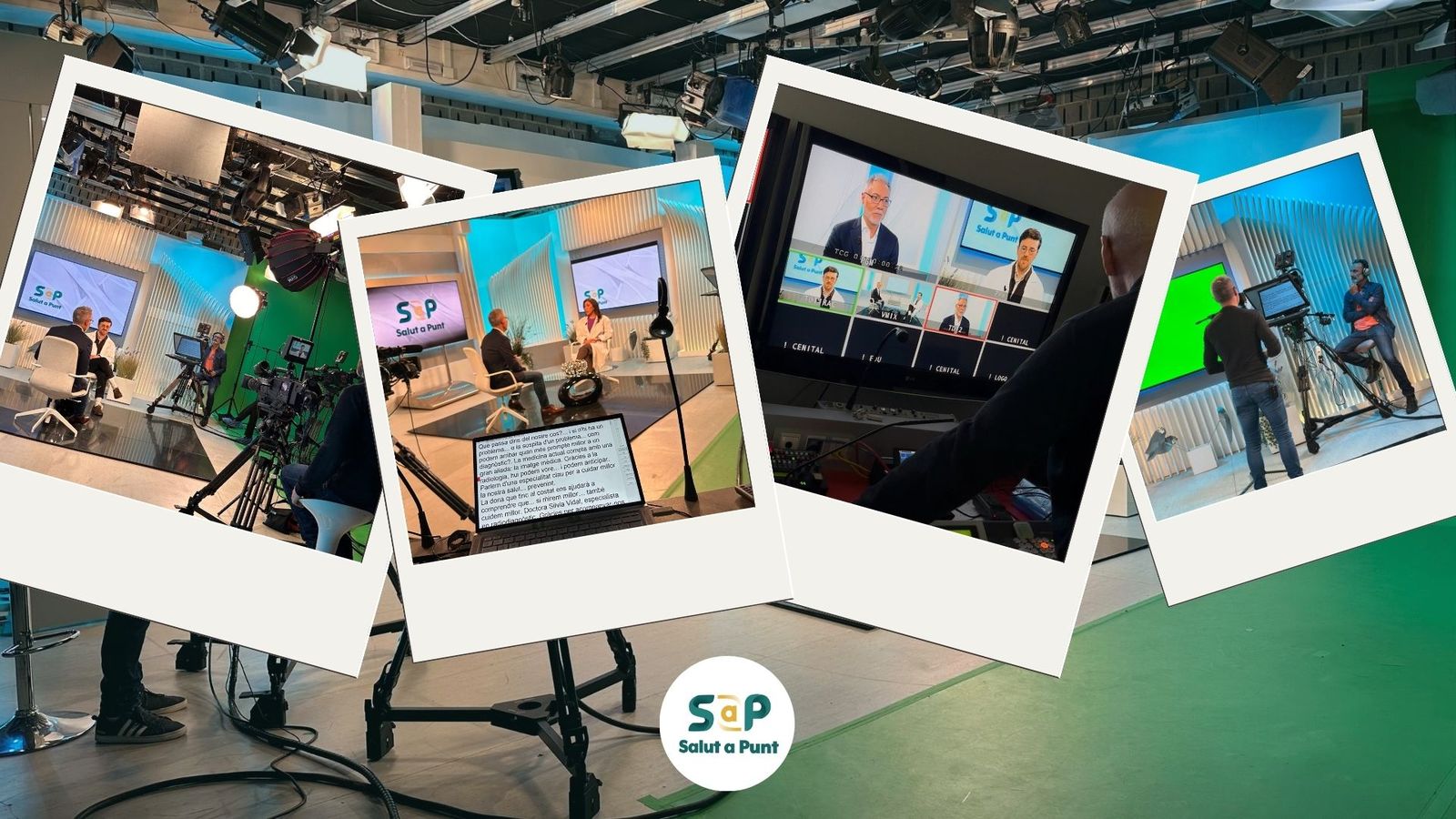 Moments d'una jornada de treball al Salut a punt