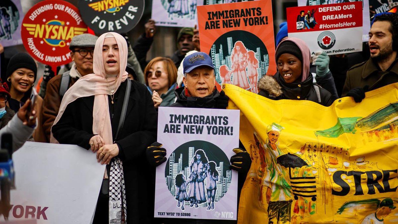 Un de les manifestacions d'este cap de setmana als EUA contra les políques migratòries de Trump