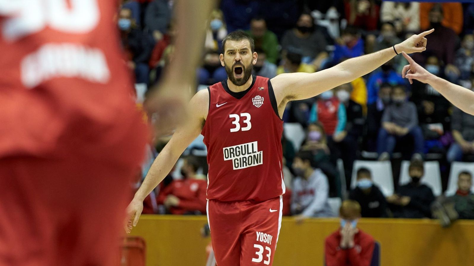 Marc Gasol, durant el partit