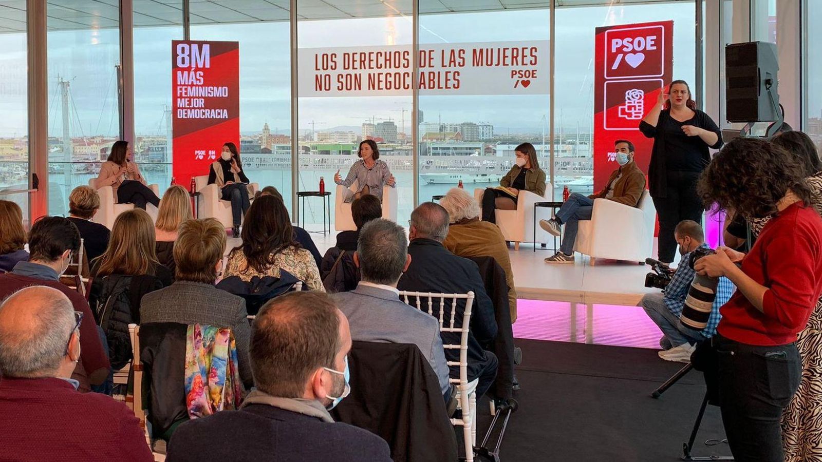 La ministra Pilar Llop participa en un acte organitzat pel PSPV-PSOE a València