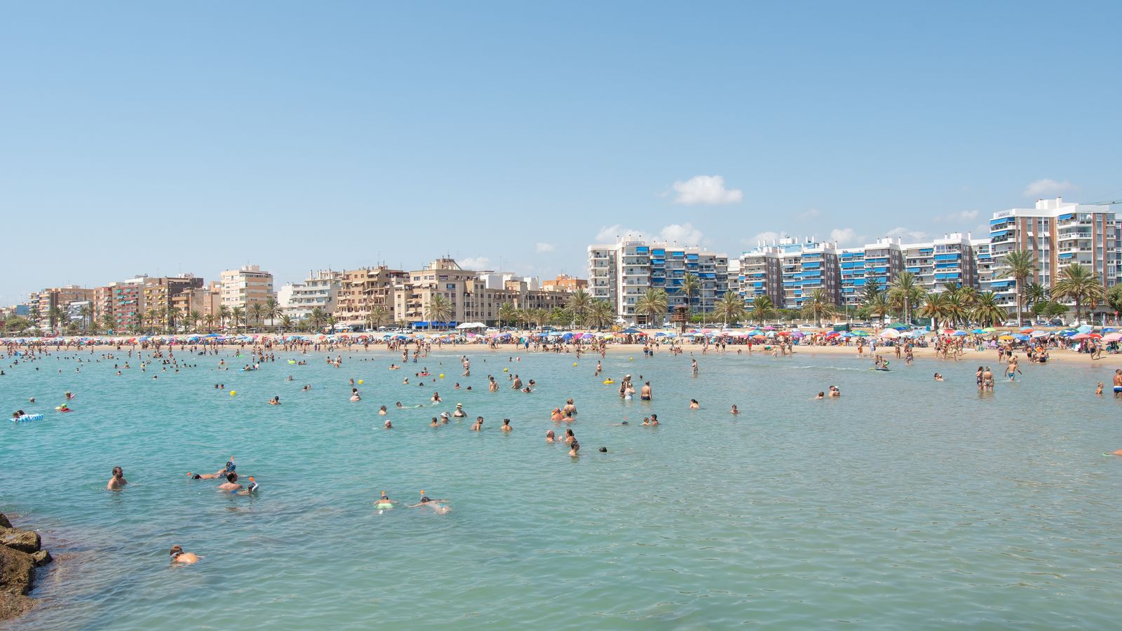 Panoràmica de la platja de Canet (arxiu)