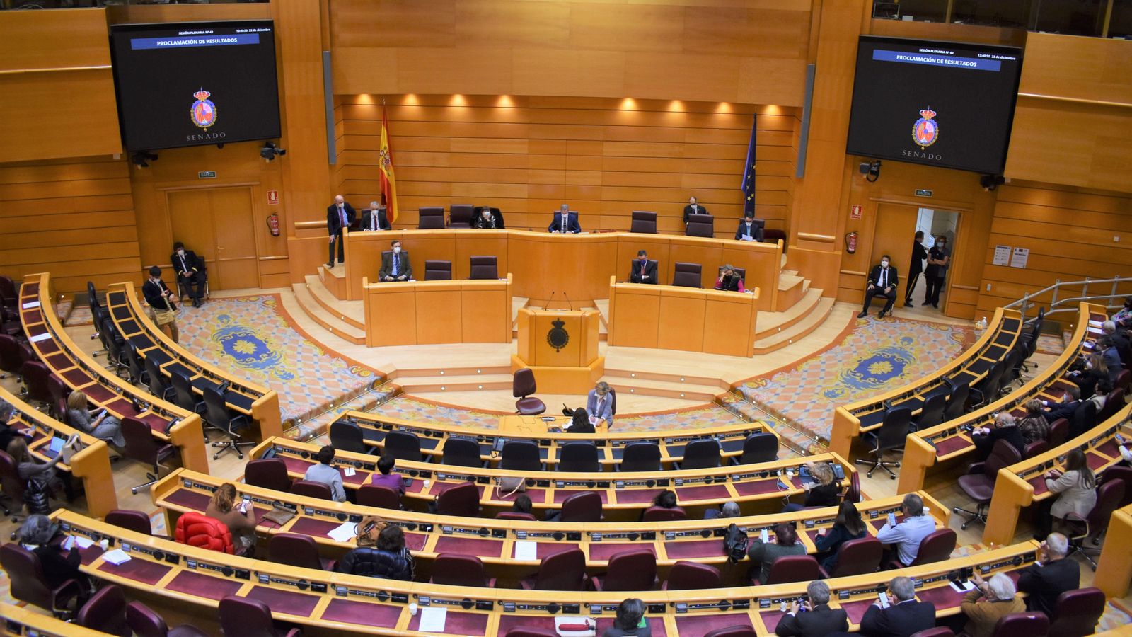 Imatge d'arxiu del ple del Senat