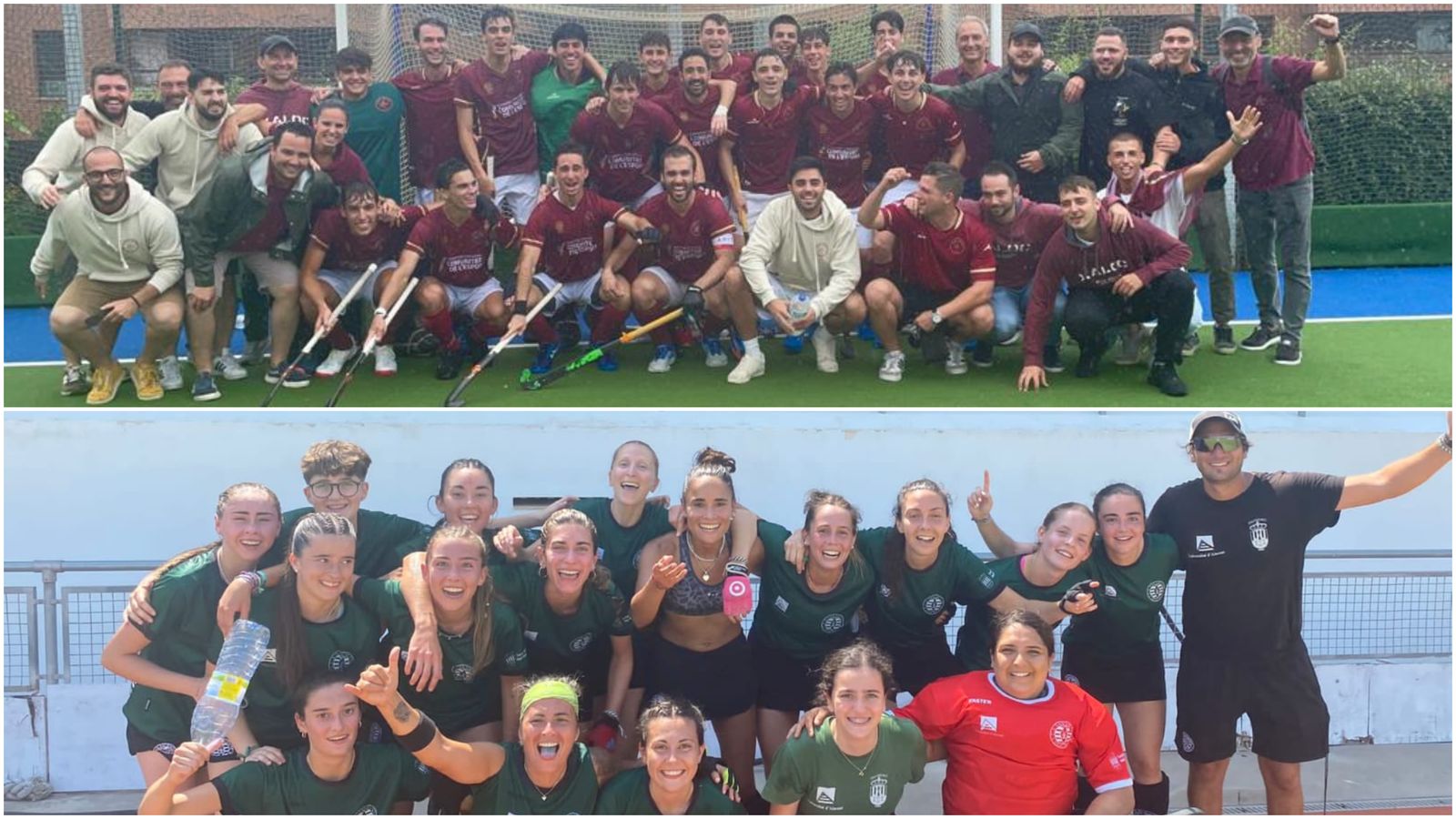 Els equips del Xaloc i l'Atlètic Sant Vicent