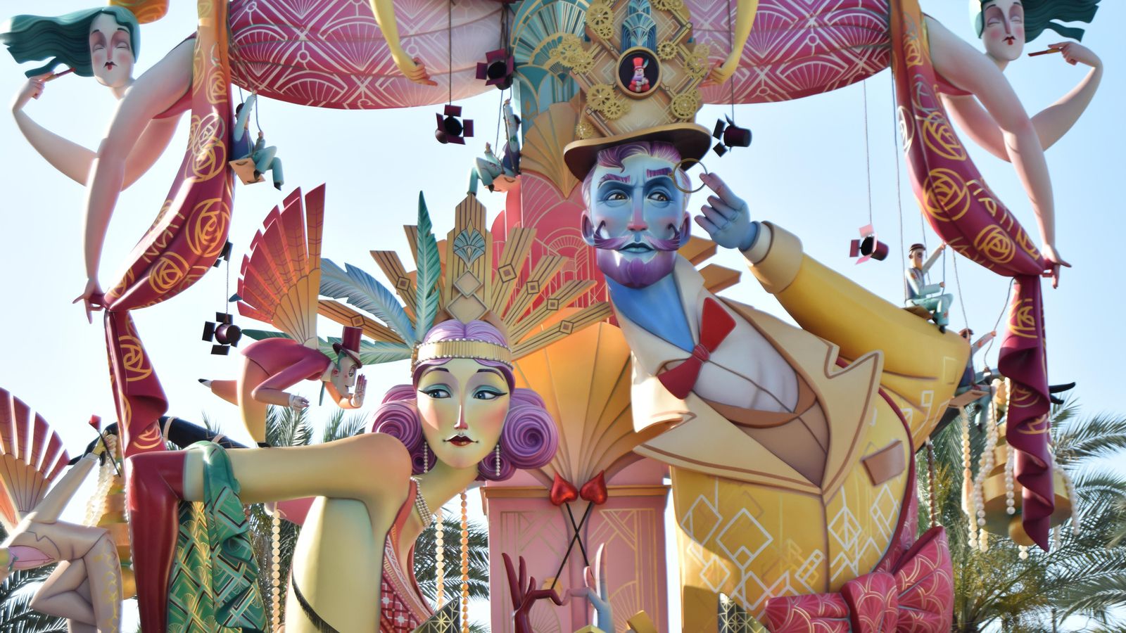 Detall de la foguera El Baver - Els Antigons, guanyadora de la Categoria Especial d'enguany