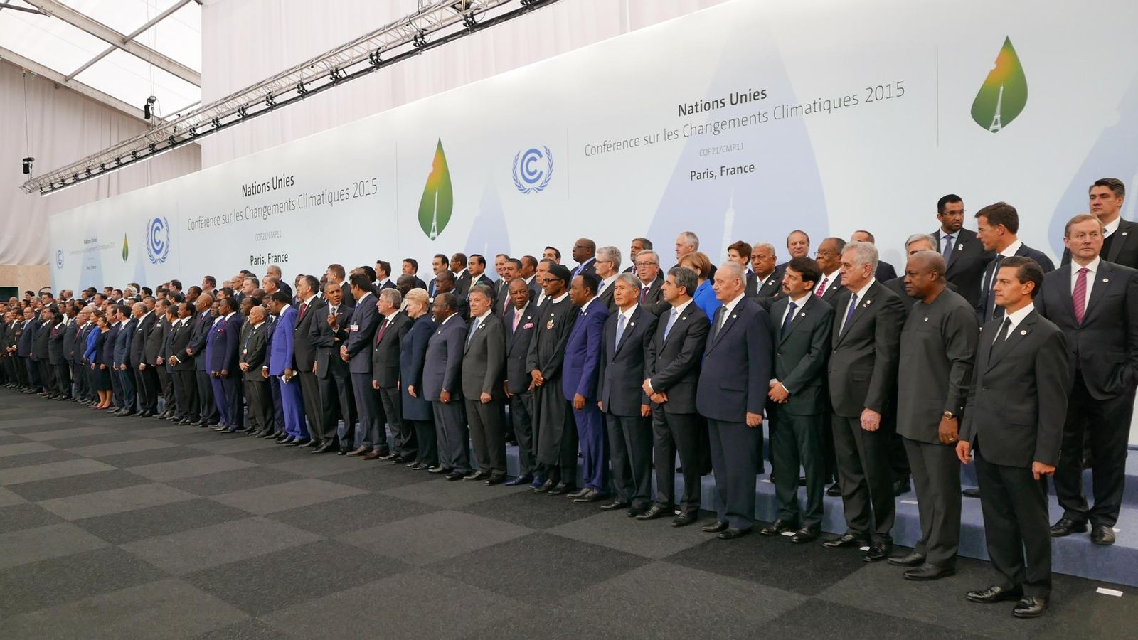Representants dels estats signants de la COP21 Representants dels estats signants de la COP21