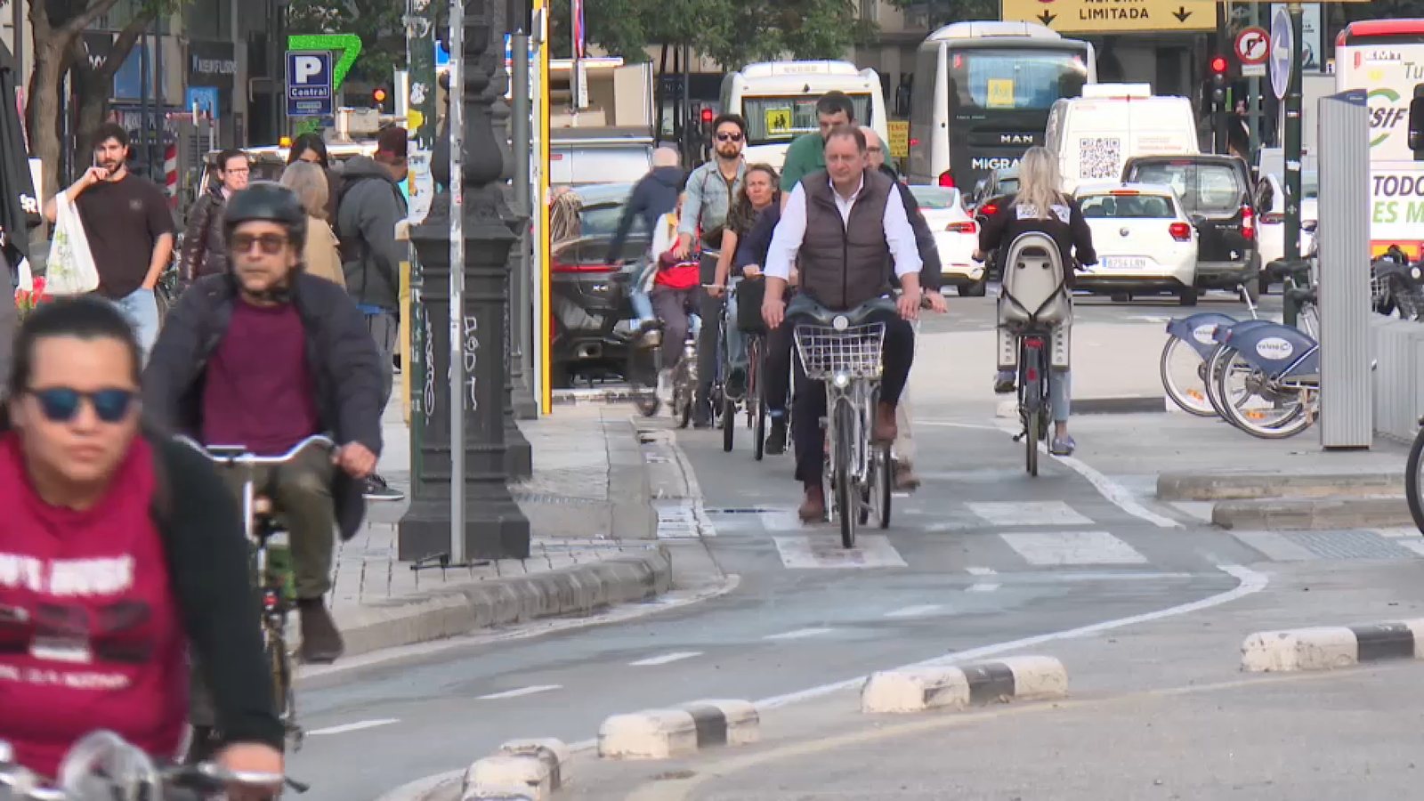 Augmenta l'us de la bicicleta a  València