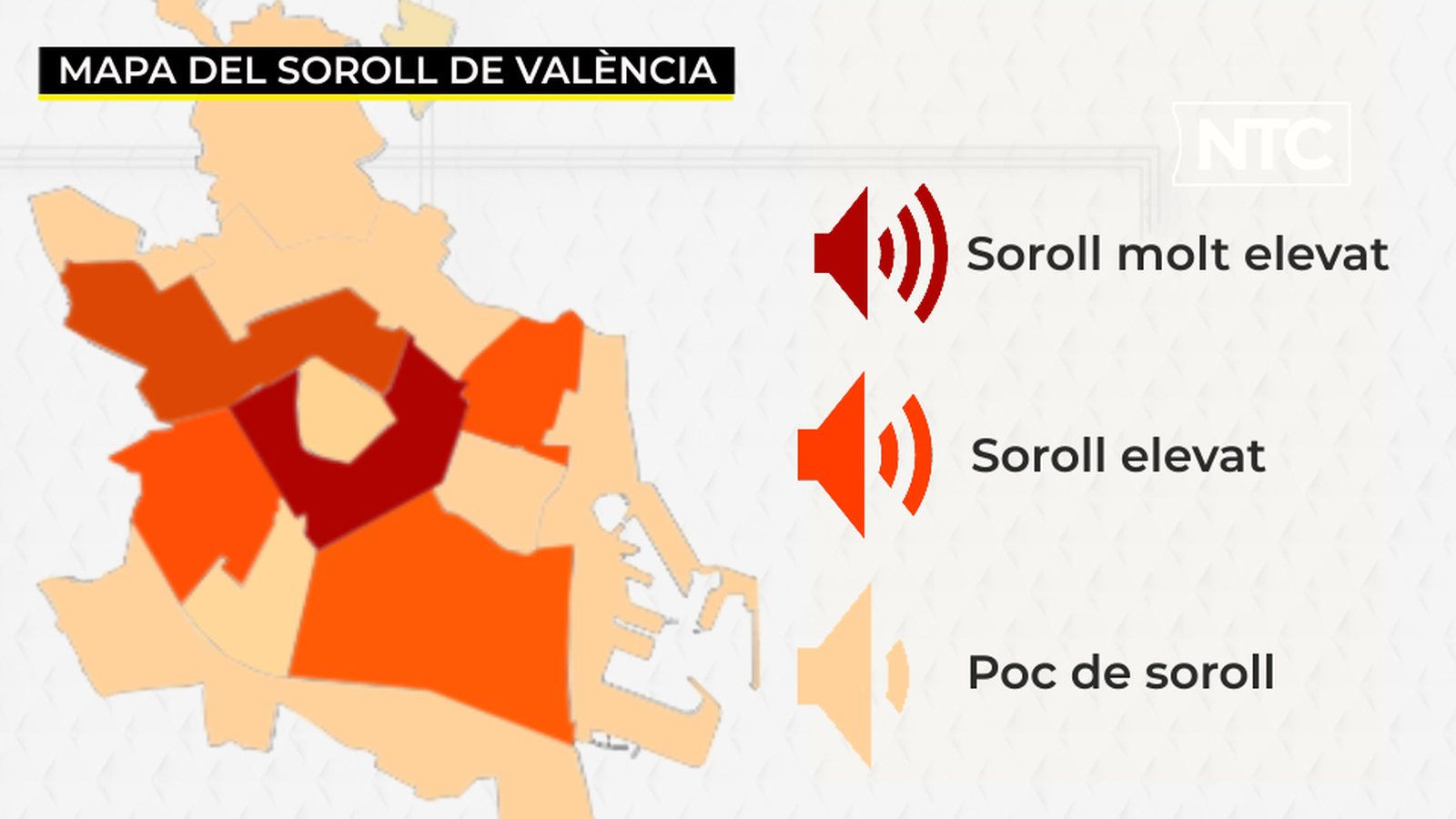 Mapa del soroll de València
