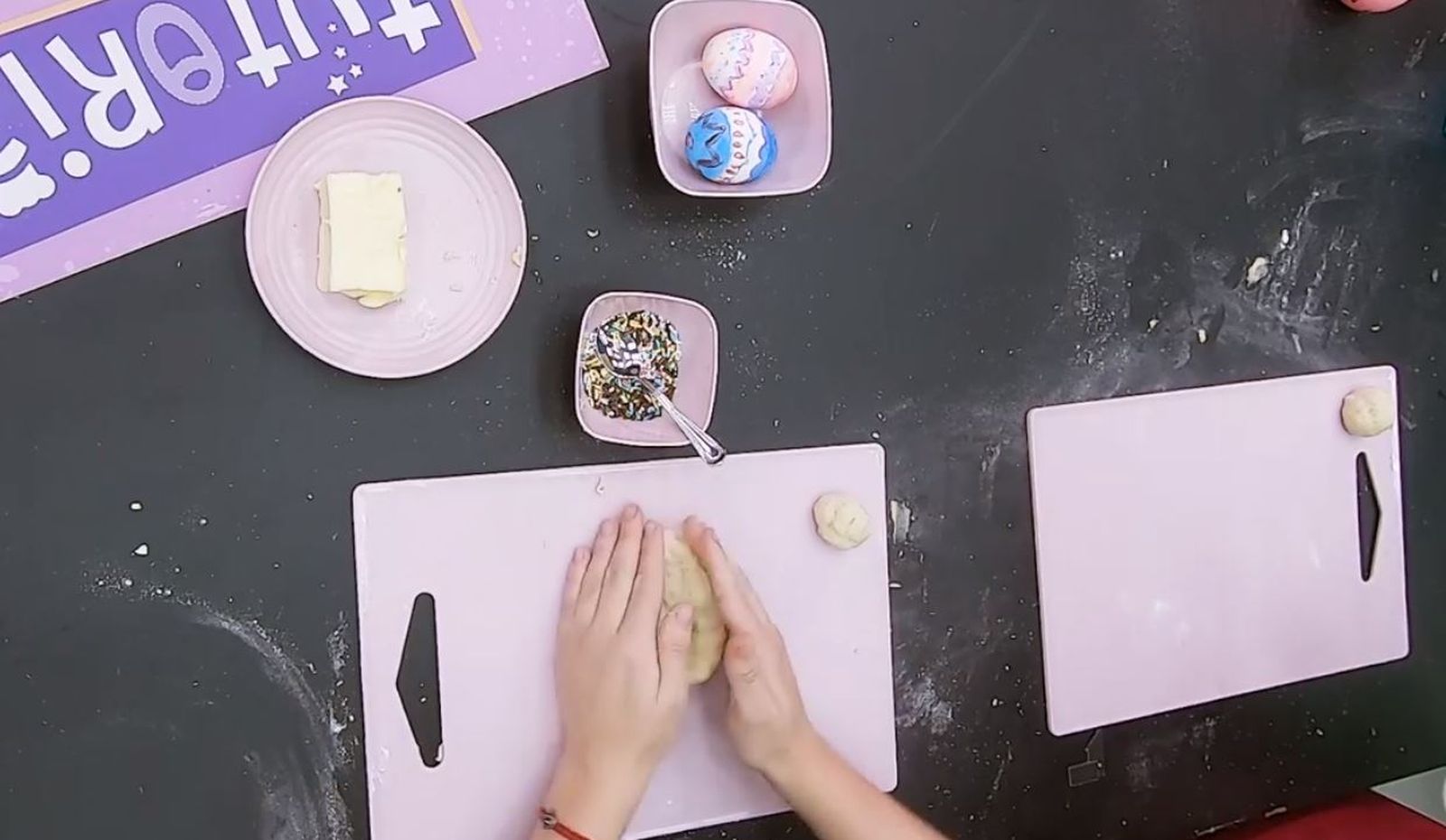 Reserva un pilot de massa per a decorar