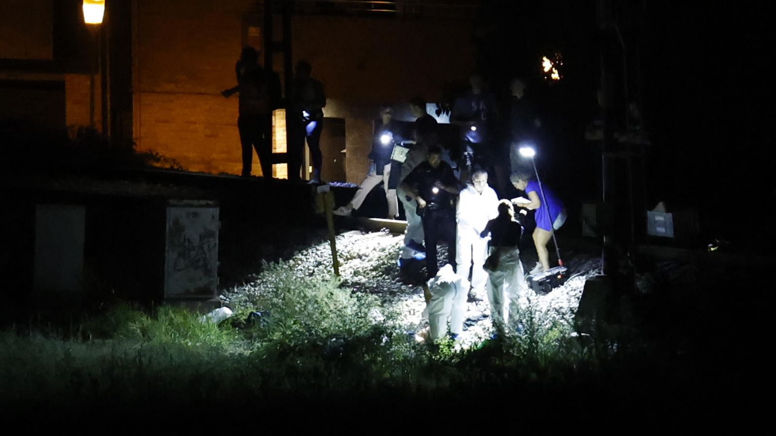 Dispositiu d'emergència instal·lat per l'accident de Montmeló