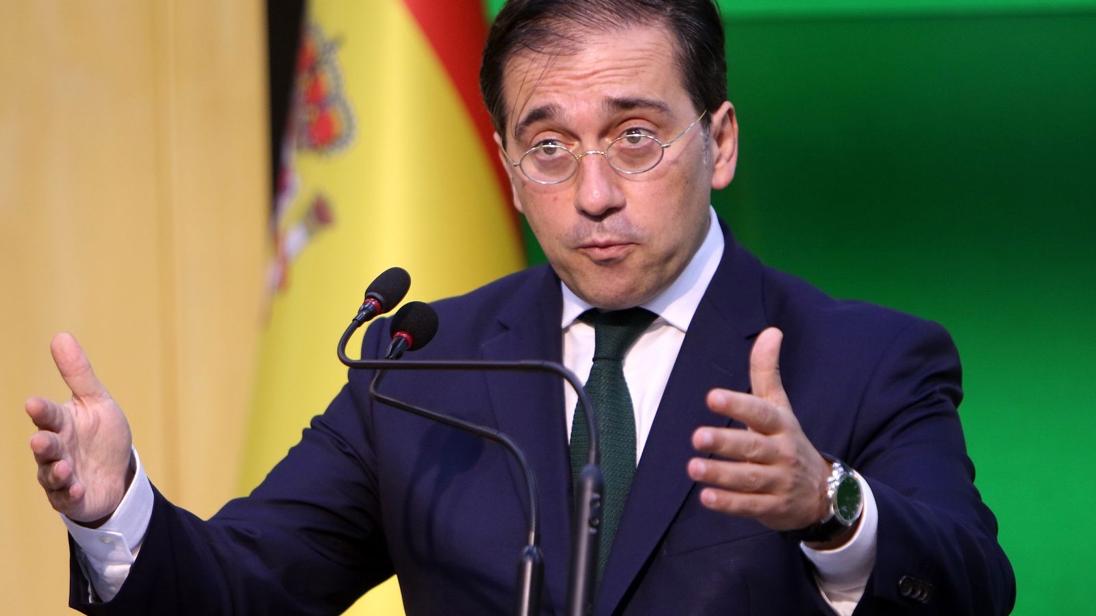 El ministre d'Afers exteriors, José Manuel Albares, a Islamabad, el Pakistan, el 10 de setembre