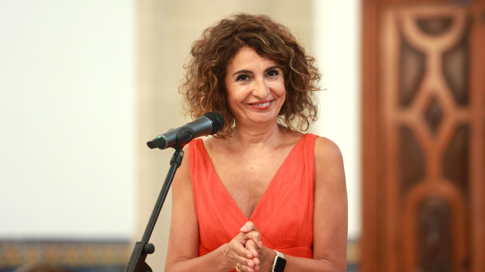 La vicepresidenta primera del govern i ministra d'Hisenda, María Jesús Montero