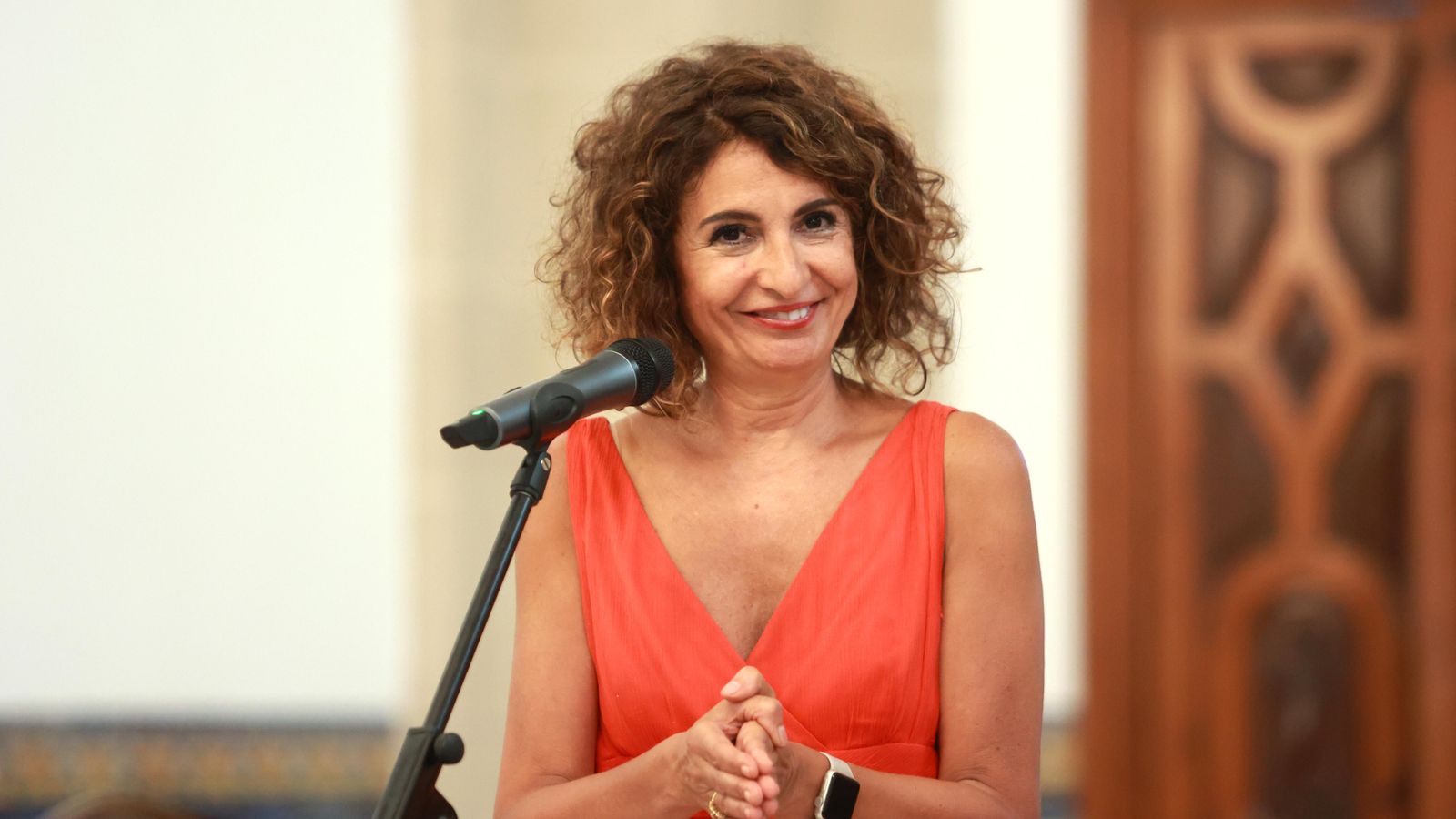 La vicepresidenta primera del govern i ministra d'Hisenda, María Jesús Montero La vicepresidenta primera del govern i ministra d'Hisenda, María Jesús Montero