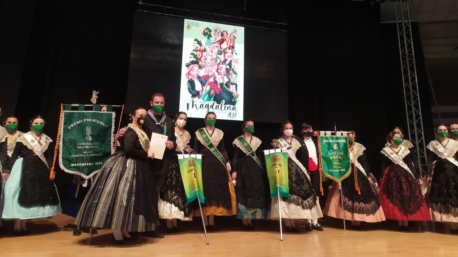 Acte de lliurament dels guardons a les millors gaiates i llibrets de les festes de la Magdalena 2022