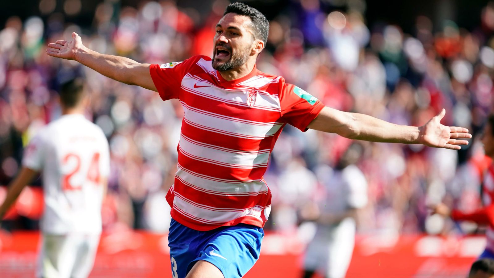 El jugador alcoià del Granada, Jorge Molina