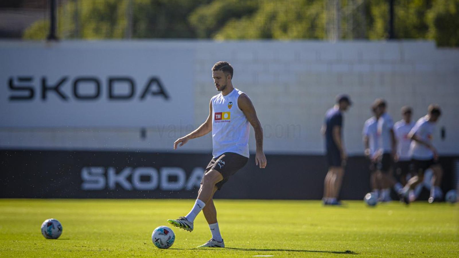 Entrenament del València CF (Foto Valencia CF)