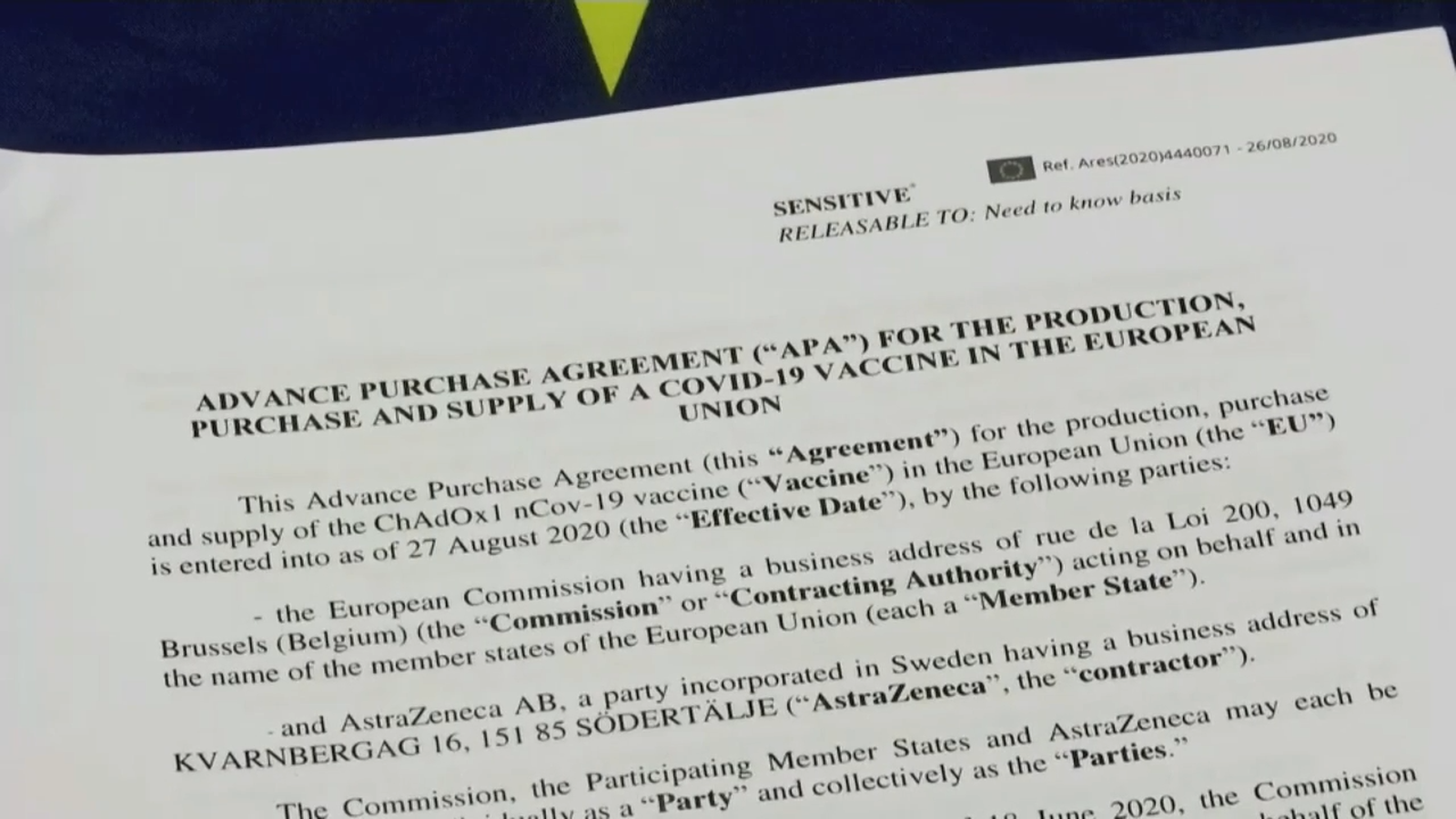 Una fallada informàtica revela el preu que la CE ha pactat amb AstraZeneca: 870 milions d’euros
