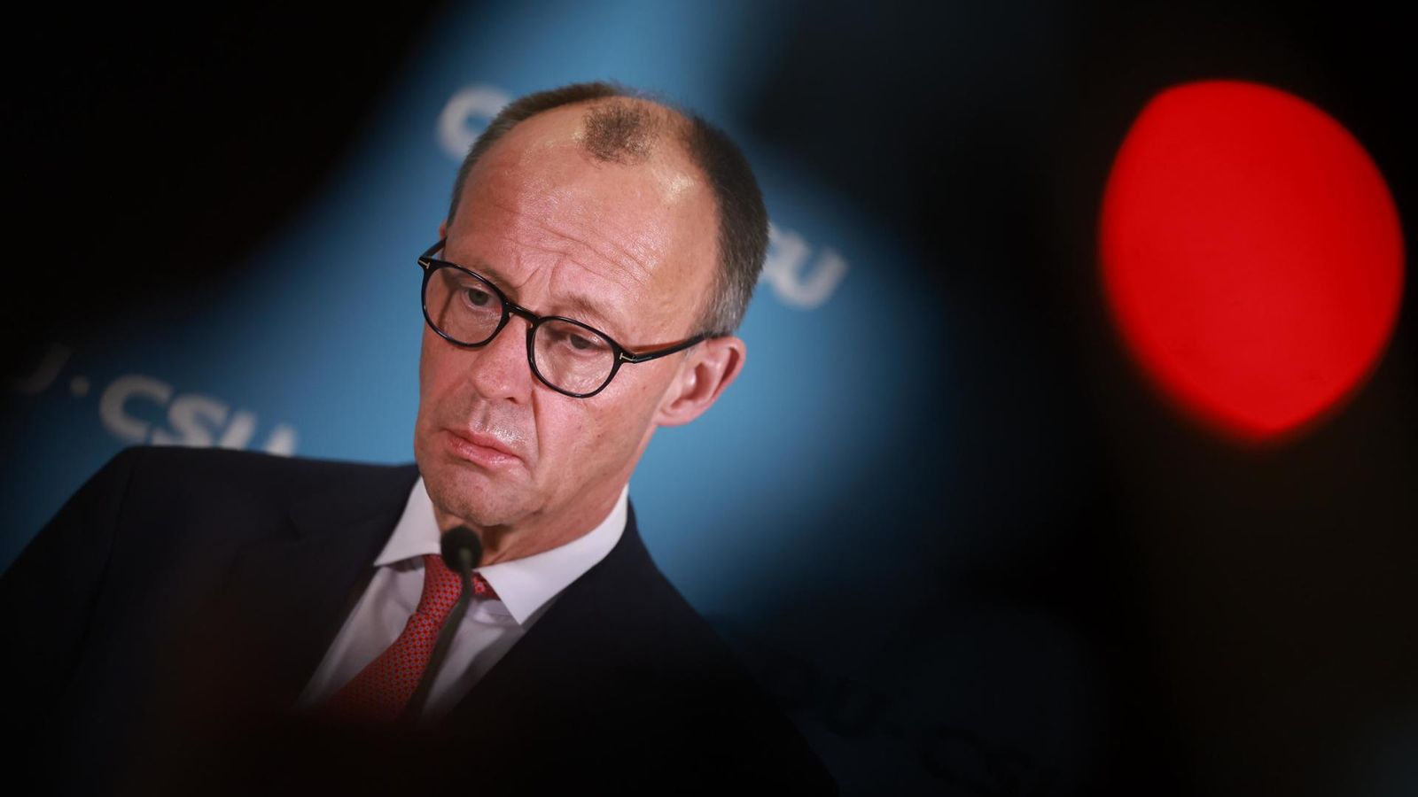 Friedrich Merz a la sessió del 'Bundestag' a Berlin