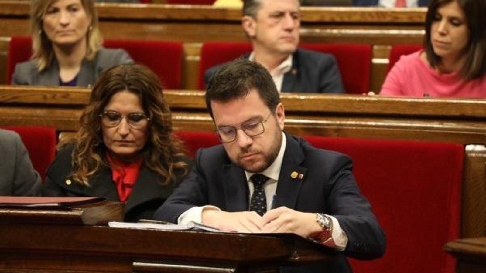 El president de la Generalitat de Catalunya, Pere Aragonés, en una imatge d'arxiu