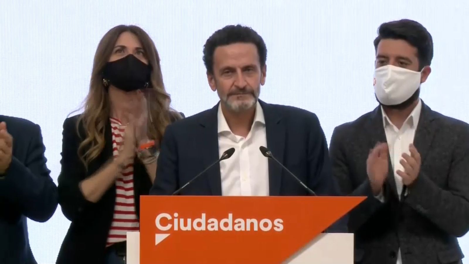 Edmundo Bal, en la roda de premsa per valorar els resultats electorals