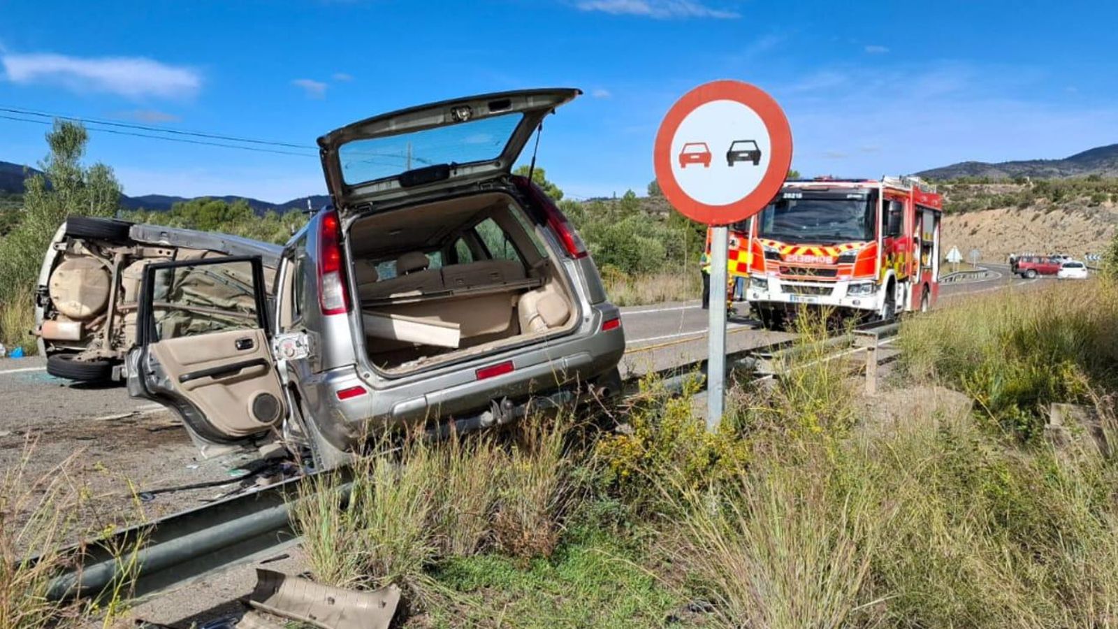 Un dels vehicles implicats en el sinistre