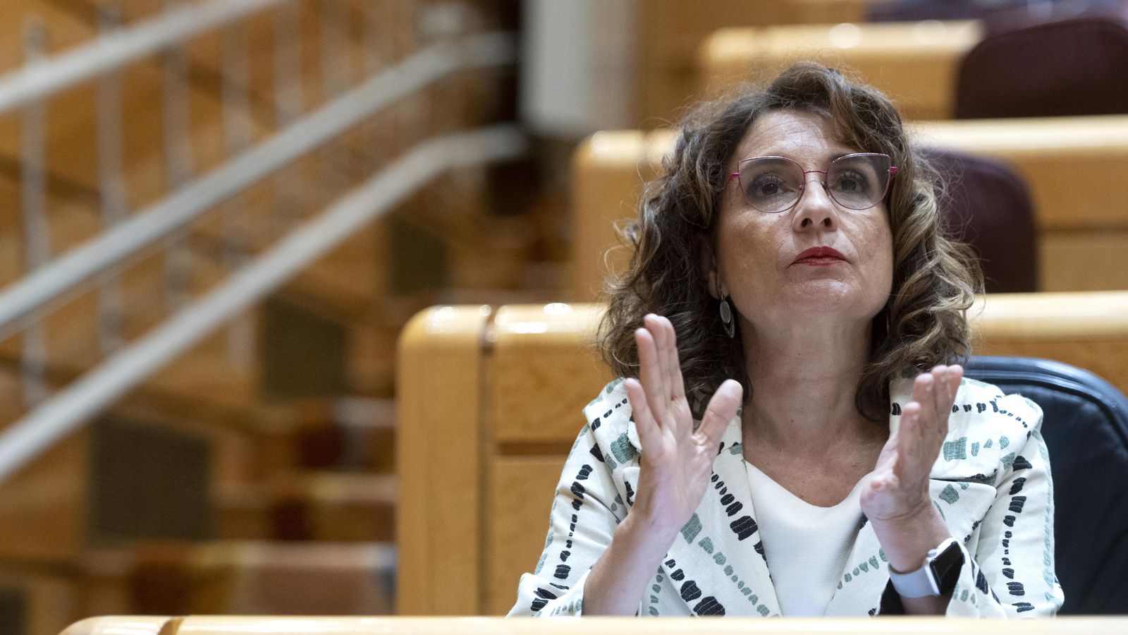 La ministra de Hisenda i Funció Pública, María Jesús Montero, en una imatge d'arxiu