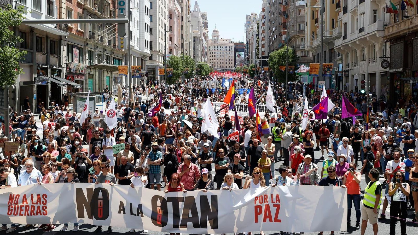 Manifestació contra l'OTAN a Madrid, aquest diumenge