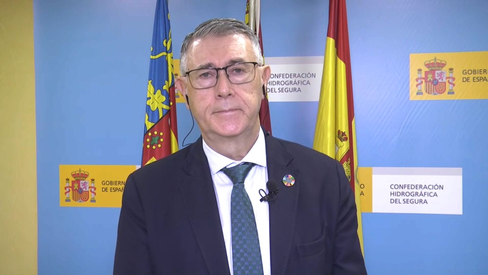 Mario Urrea, president de la Confederació Hidrogràfica del Segura, en 'Les notícies del matí'