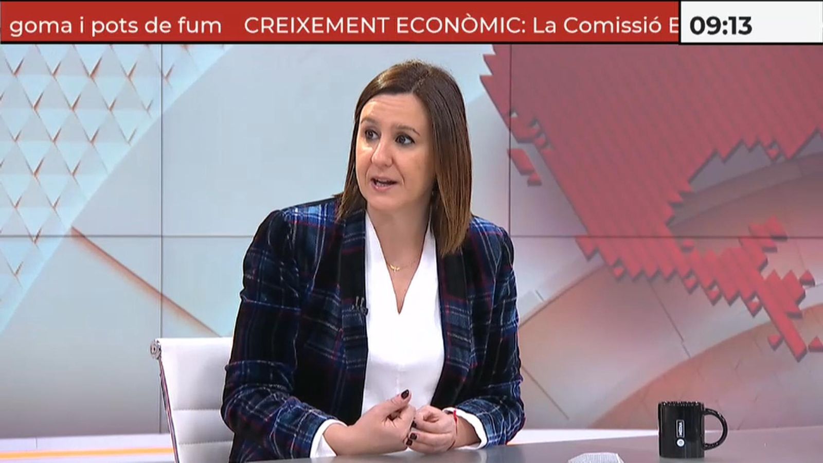 Maria José Catalá en 'À Punt Notícies matí'