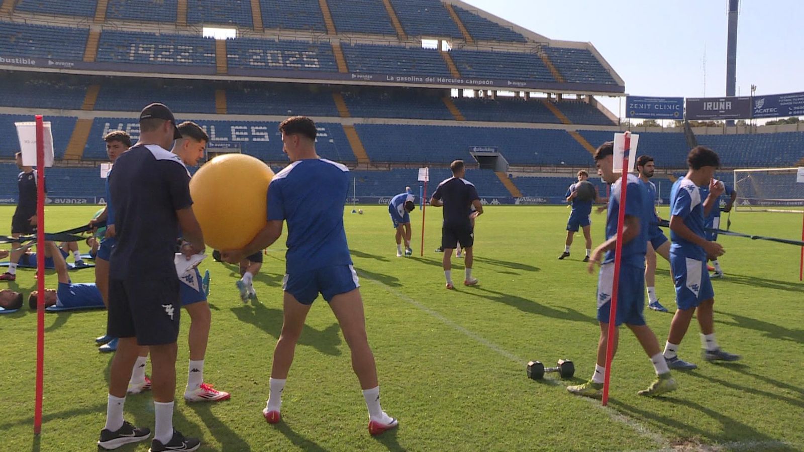 L'Hèrcules es posa mans a l'obra