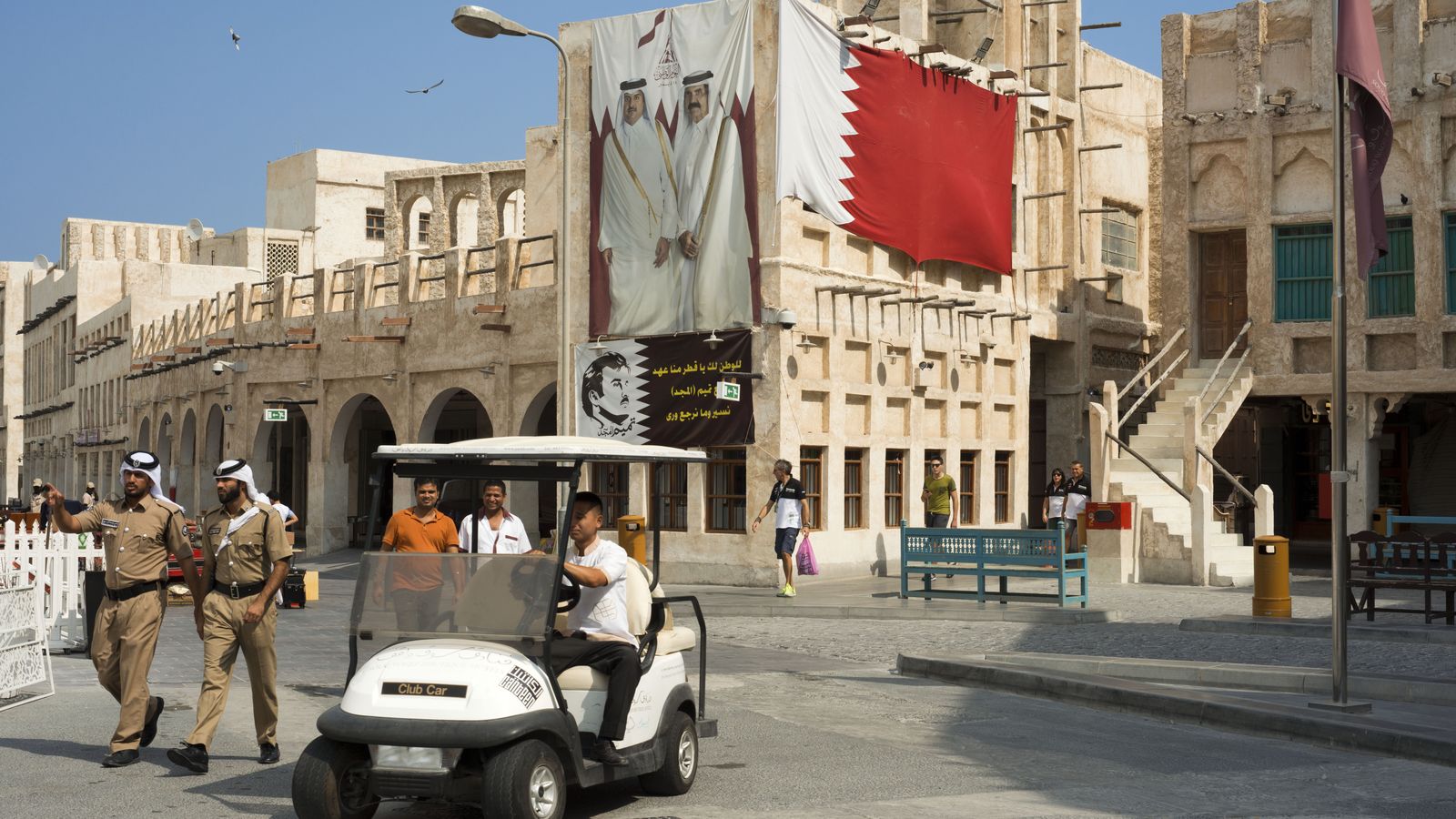 Una imatge d'arxiu d'un suburb de la ciutat de Doha, a Catar