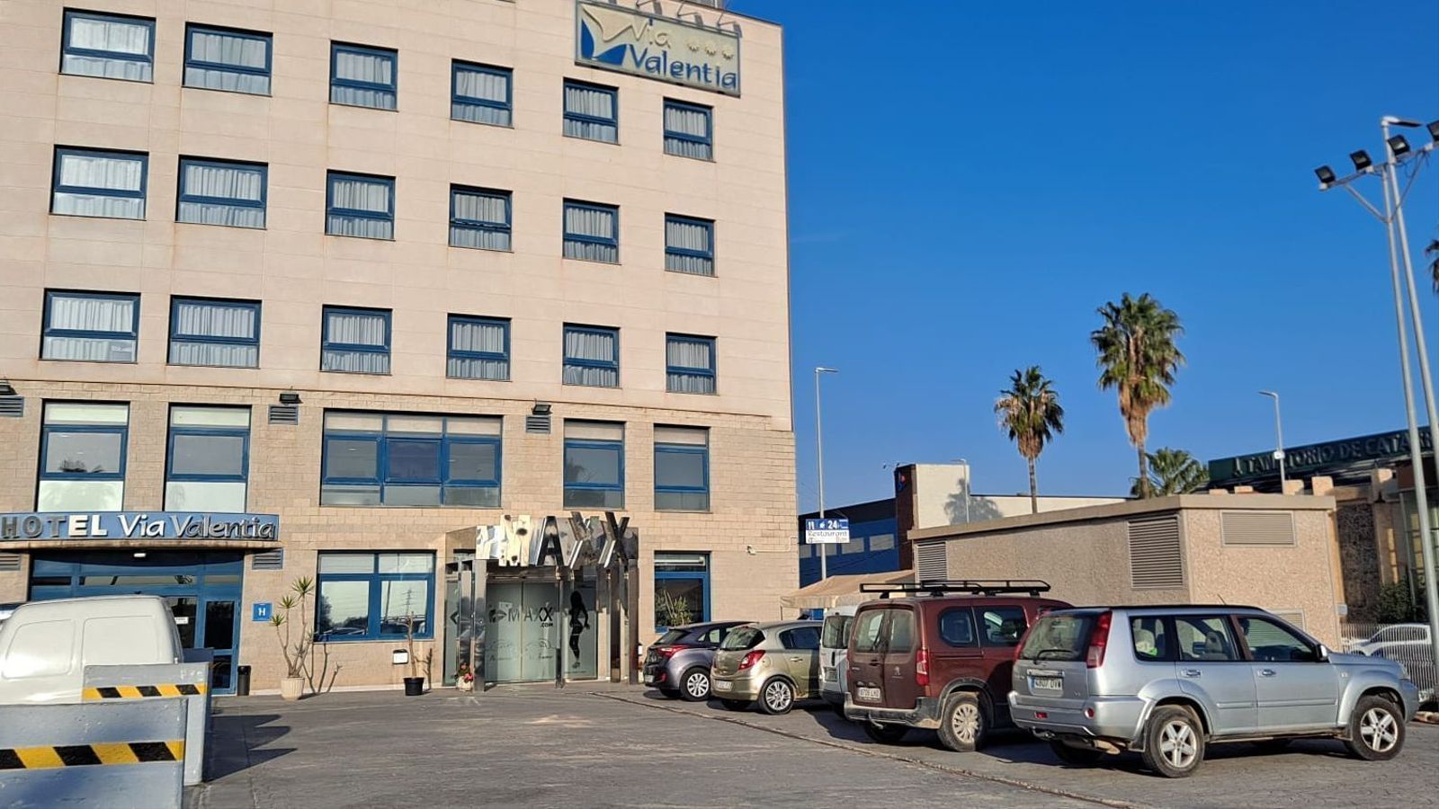 En imatge, l'aparcament en que va produïr la baralla