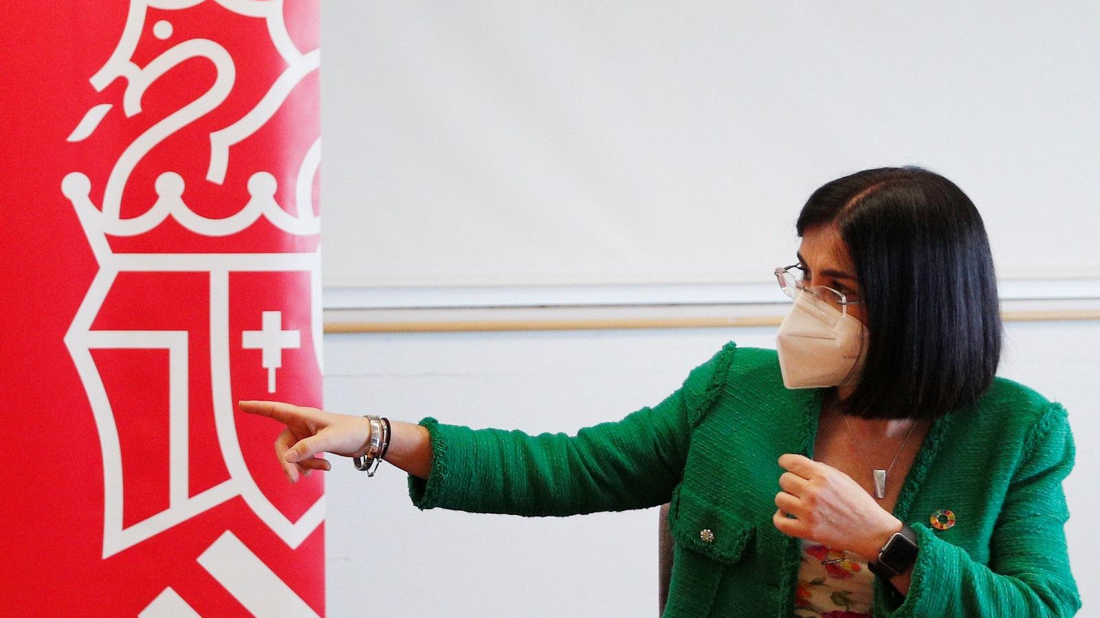 La ministra de Sanitat en la reunió que ha mantingut aquest dilluns amb els responsables de la sanitat valenciana