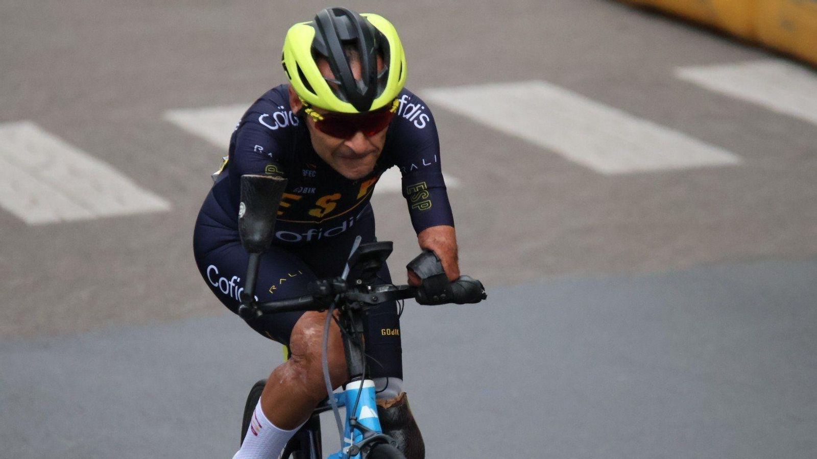 Ricardo Ten, en l'entrada a meta