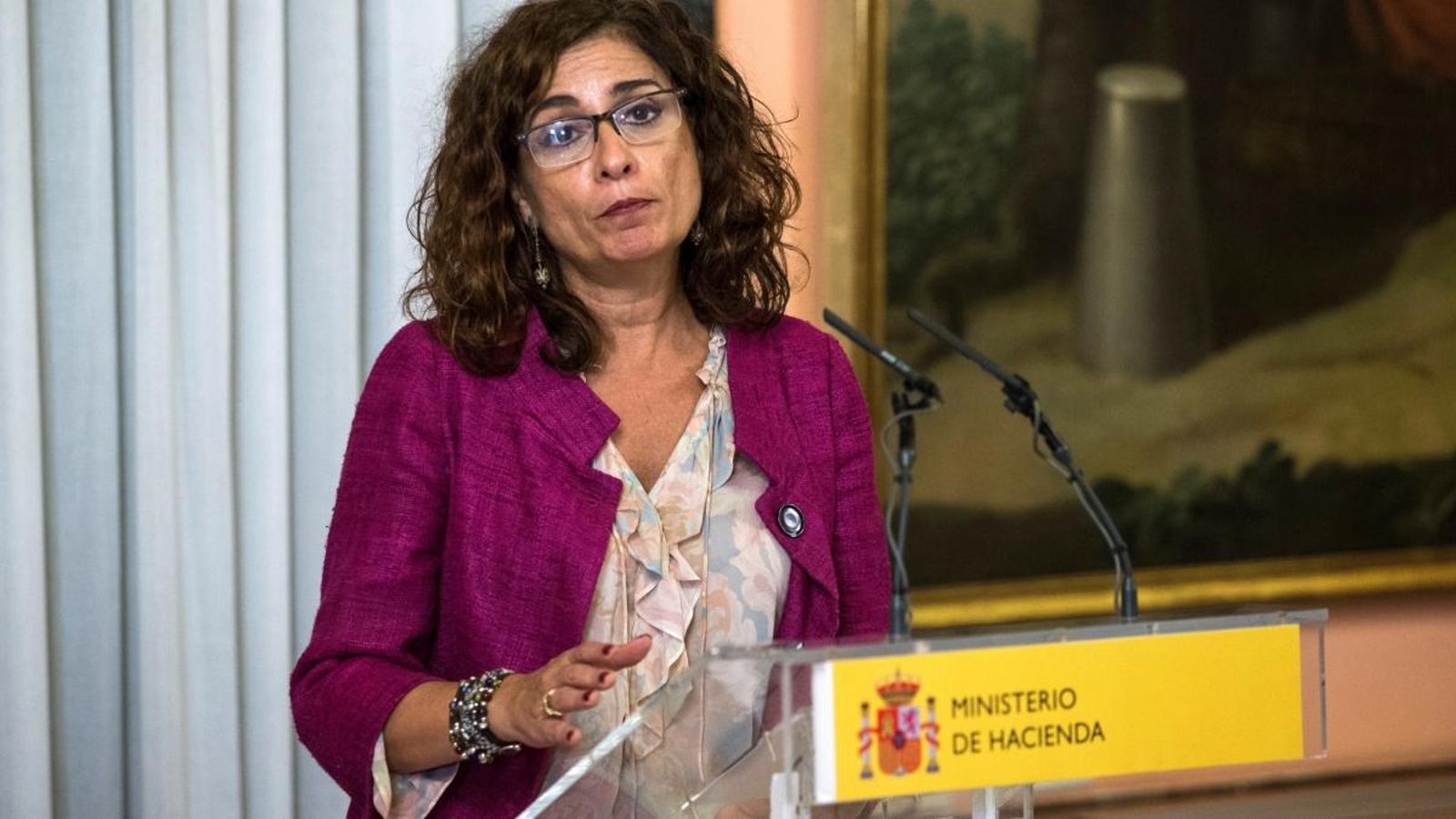 La ministra d'Hisenda, María Jesús Montero