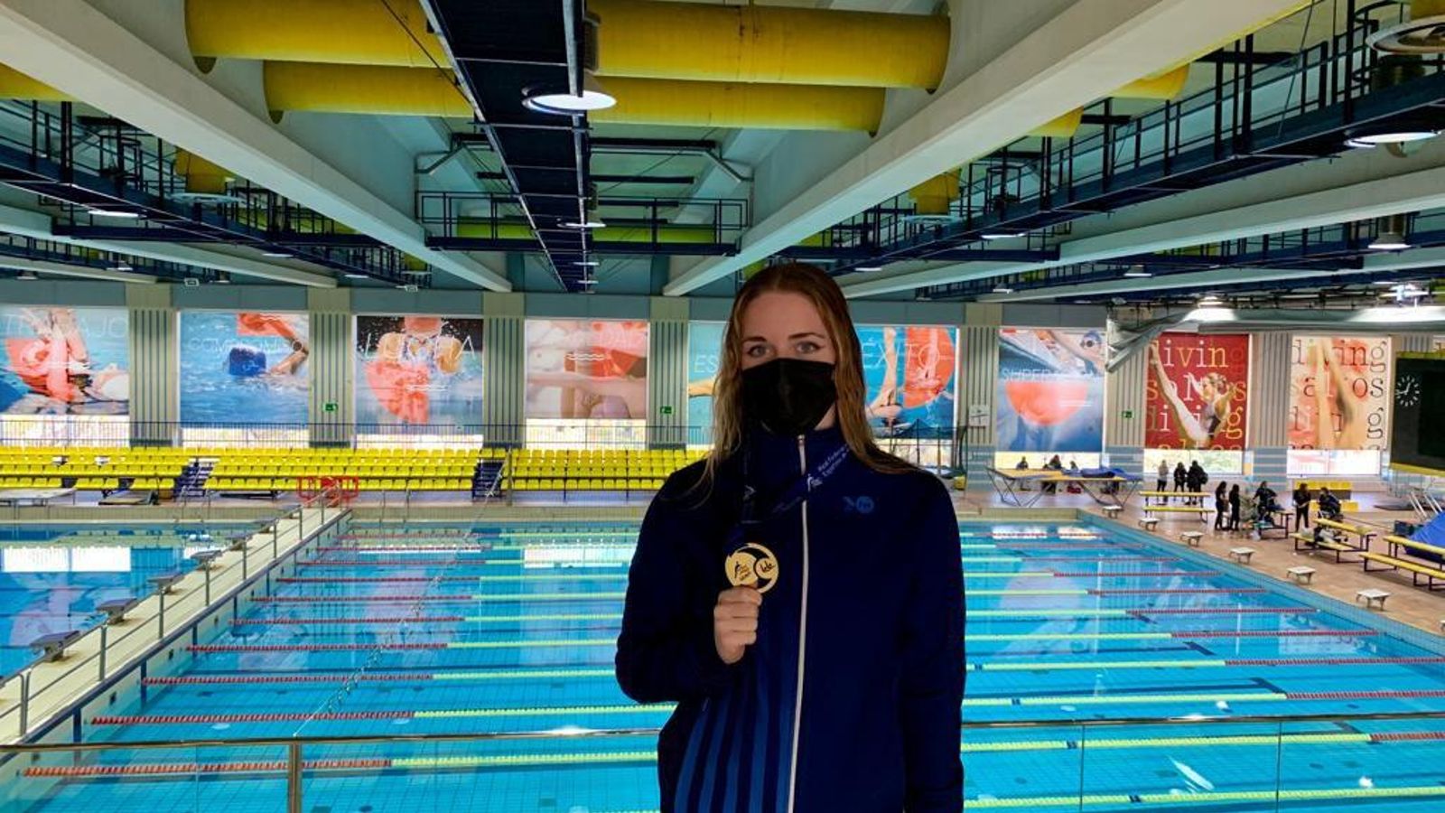 Aitana Crespo, amb la medalla d'or