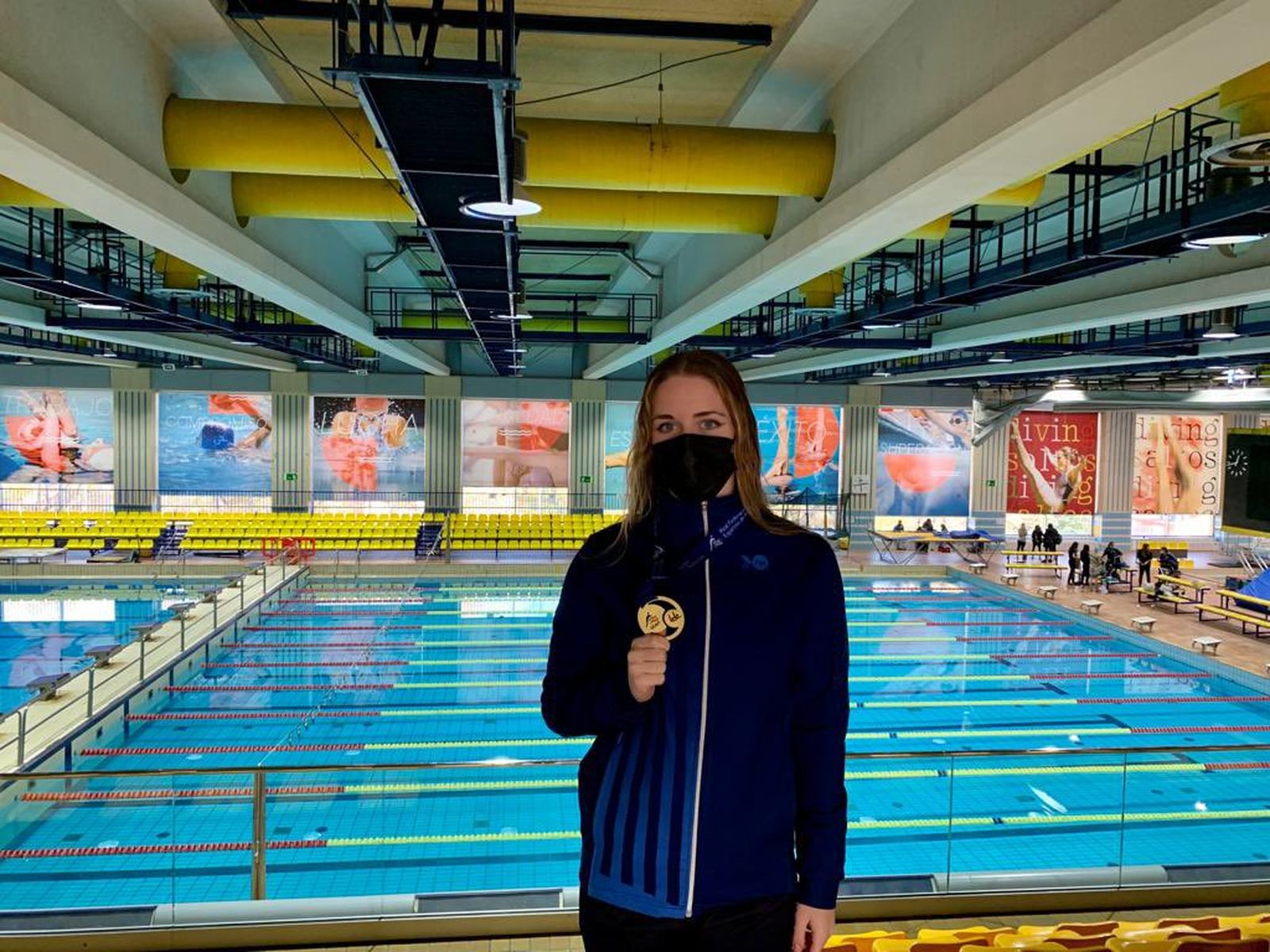 Aitana Crespo, amb la medalla d'or