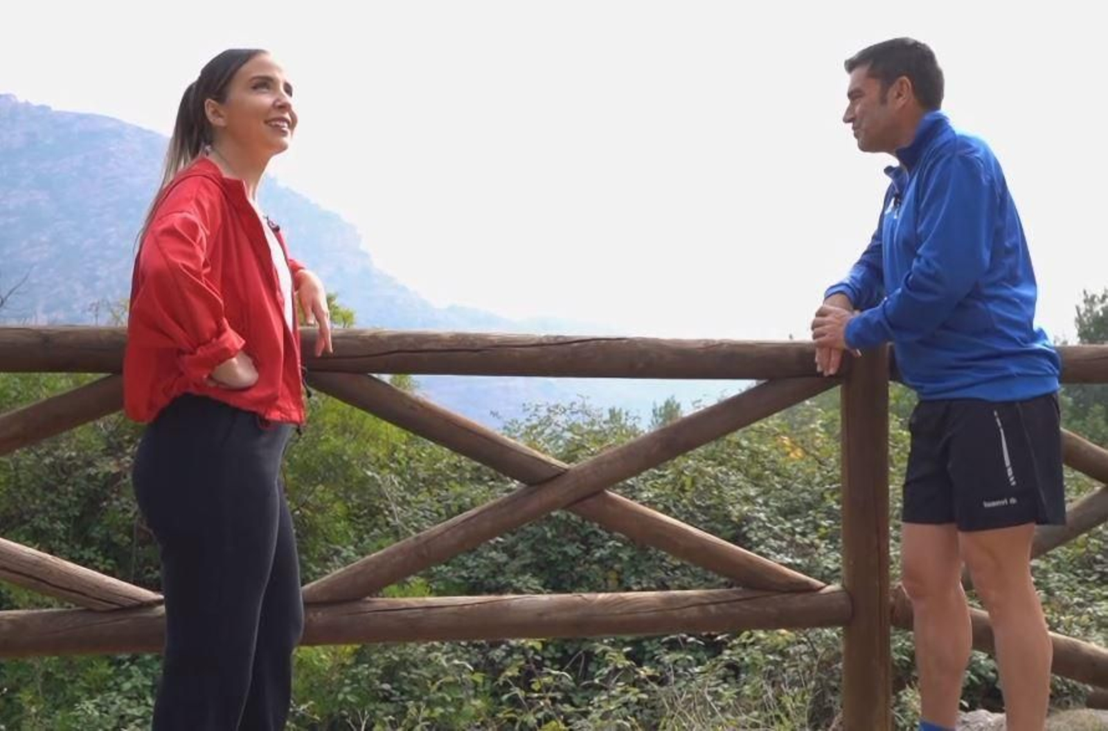 Amb Xavi Blasco al paratge de la font de l'Anoueret